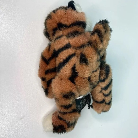 Rare Small Russ Tickles Tiger Cub Soft Toy Teddy Heartcraft Collection Vintage - Picture 6 of 10